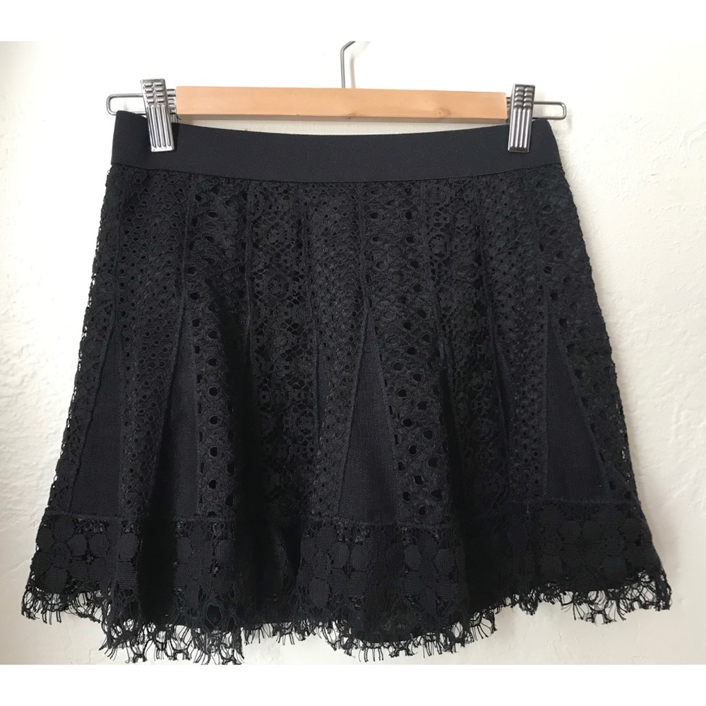 BCBG Lace Mini Skirt